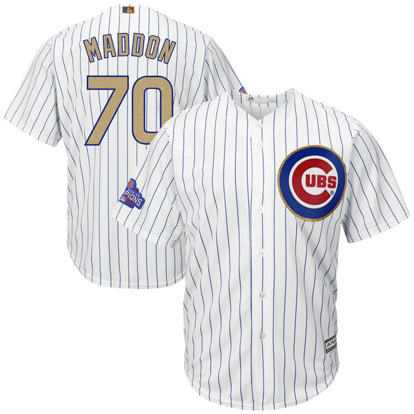 CUBS White 2017 Gold Program Jerseys-018